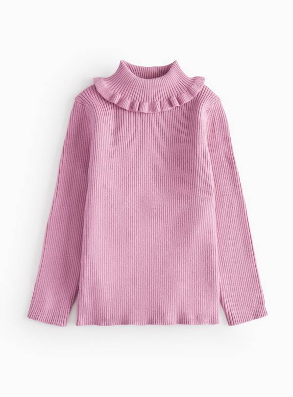 Pink Roll Neck Knitted Top 4-5 years